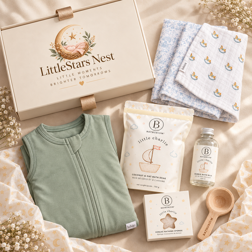 LittleStars Luxe contents laid out