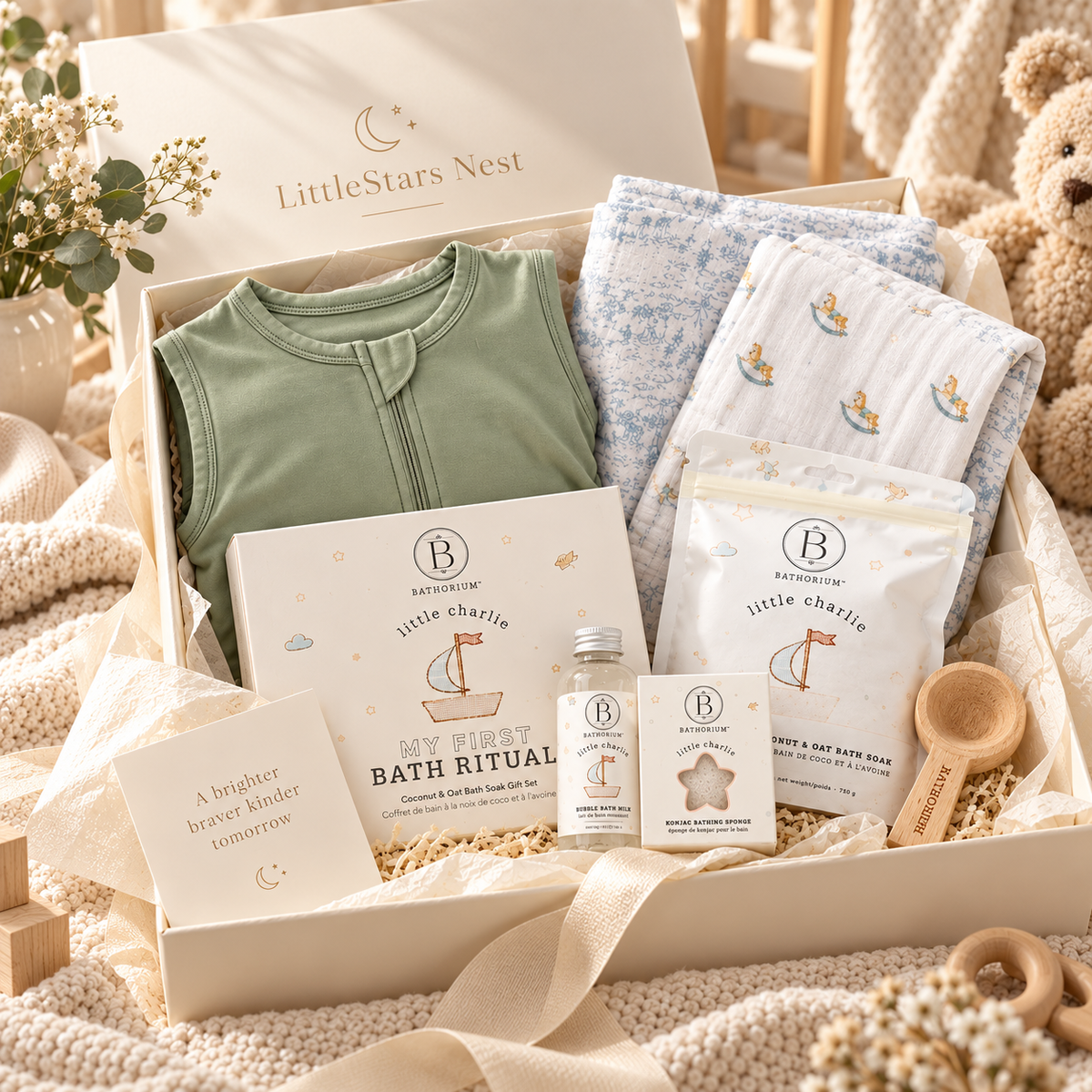 LittleStars Luxe styled as a premium baby gift